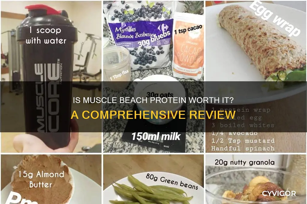 is muscle beach protein good