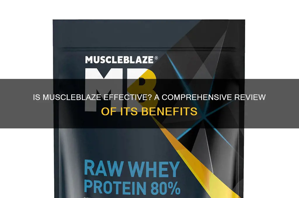 is muscle blaze good