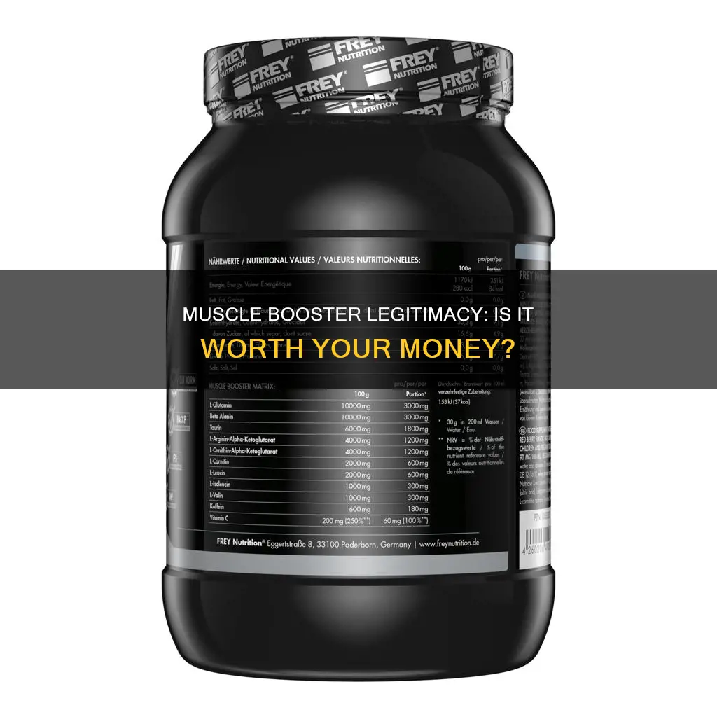 is muscle booster legit