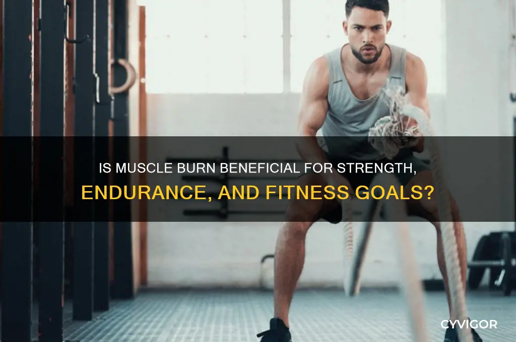 is muscle burn good