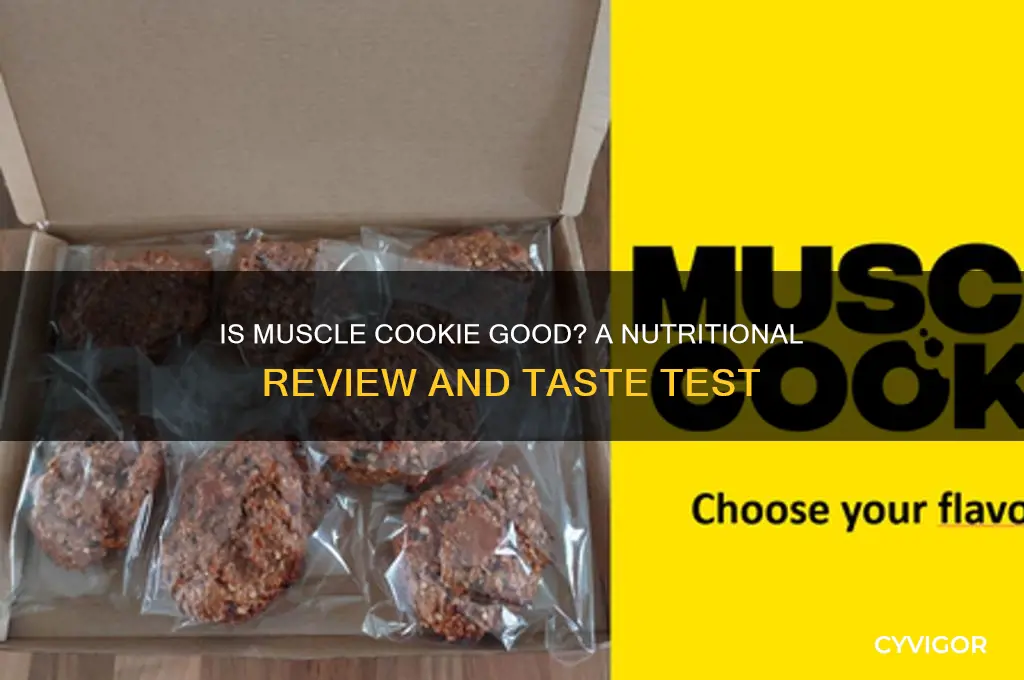 is muscle cookie good