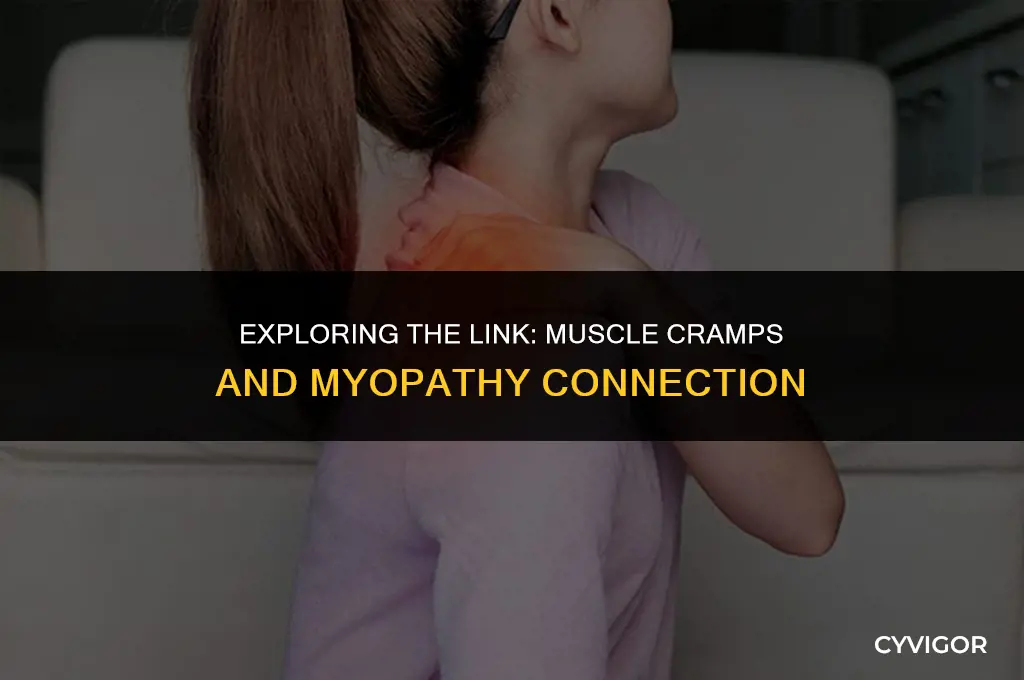 is muscle cramp a form of myopathy