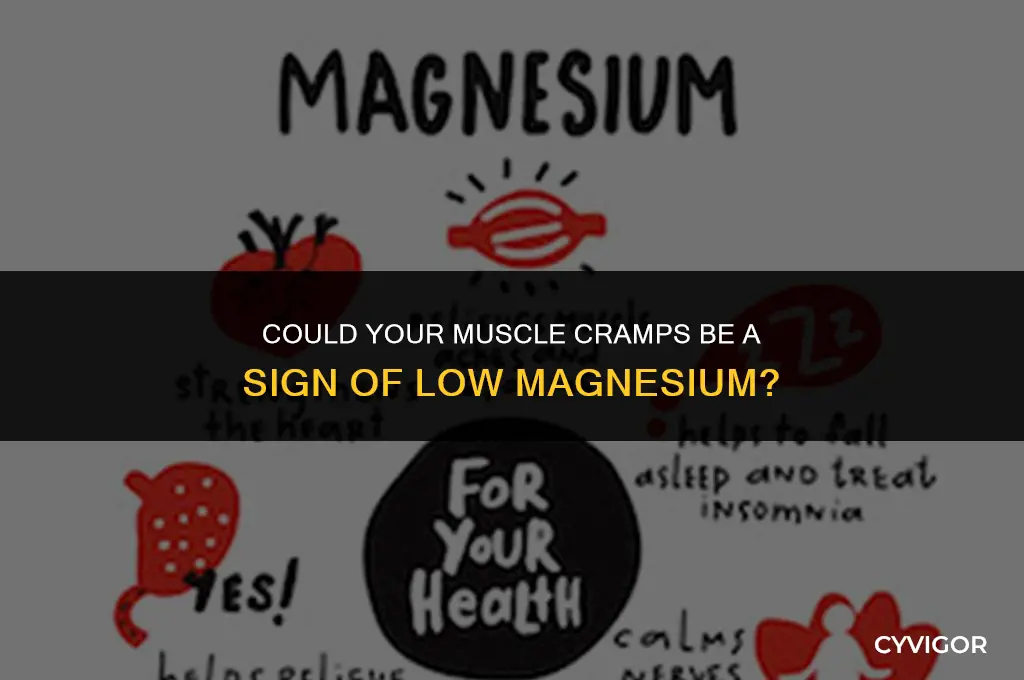is muscle cramping sign of low magnesium