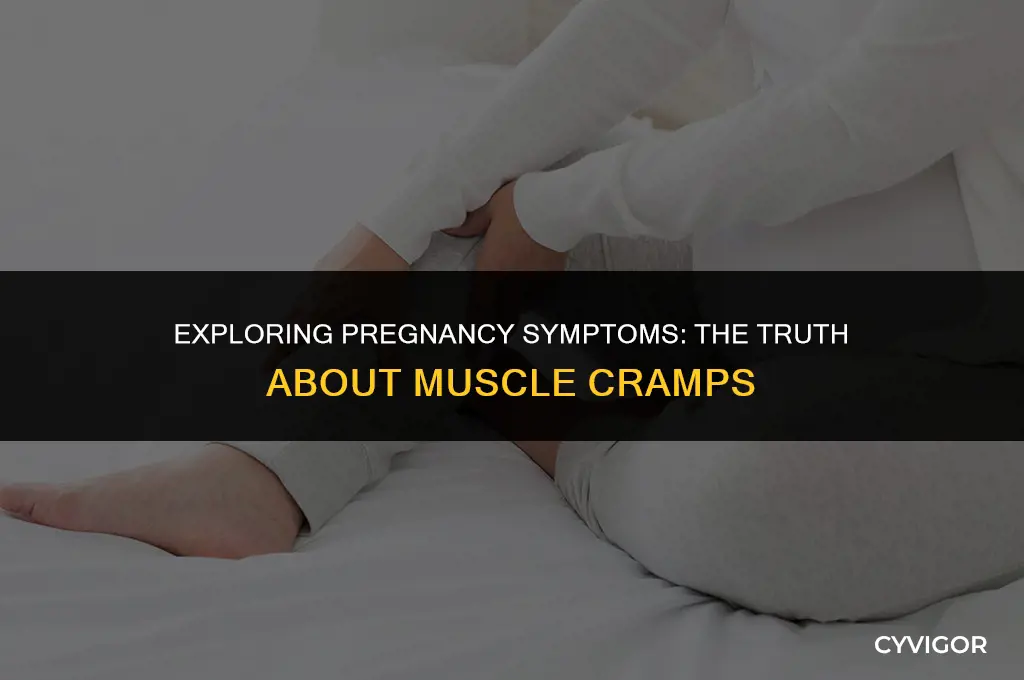 is muscle cramps a symptom of pregnancy