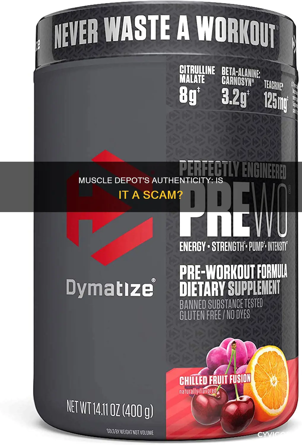 is muscle depot fake