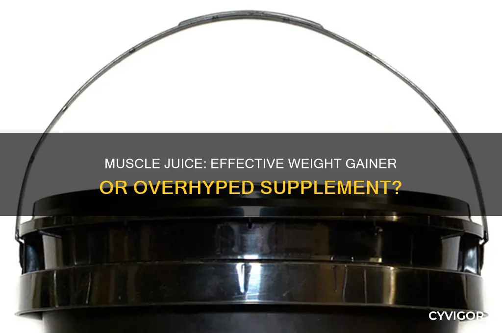is muscle juice a good weight gainer