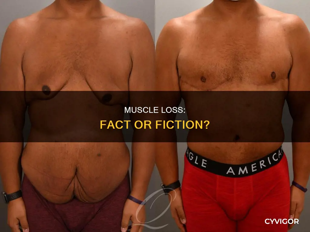 is muscle loss real