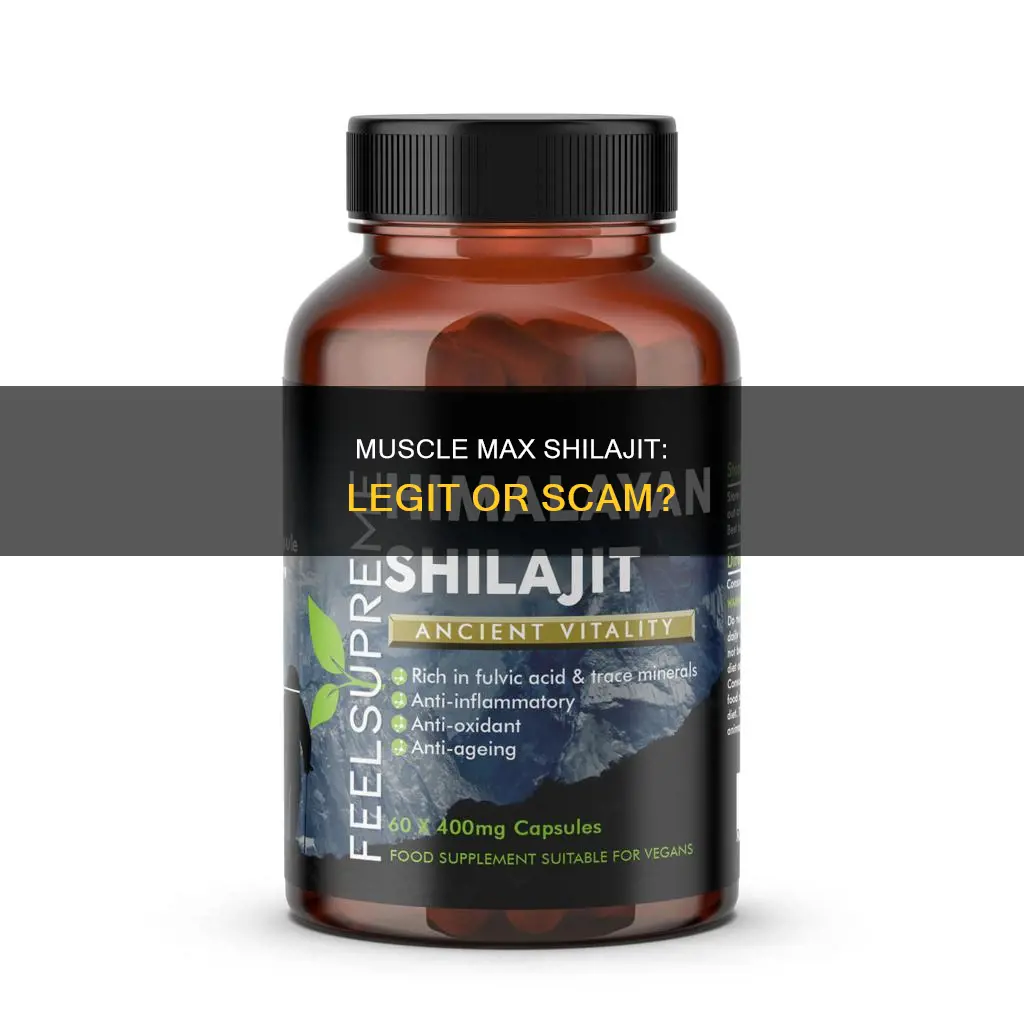 is muscle max shilajit legit