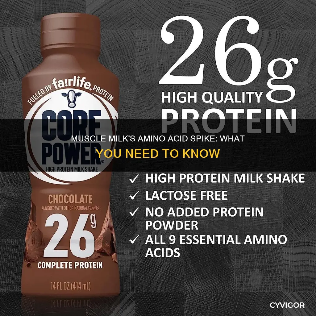 is muscle milk amino spiked
