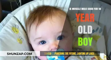 Muscle Milk for Kids: Safe Nutrition for a 10-Year-Old Boy?