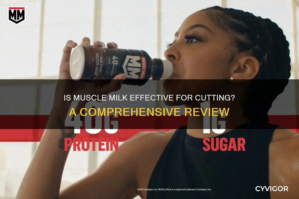 is muscle milk good for cutting