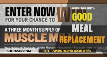 Muscle Milk Light: Effective Meal Replacement or Just a Snack?