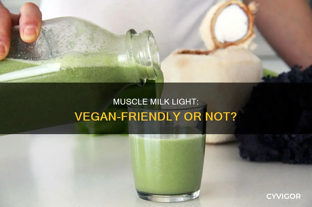 is muscle milk light vegan