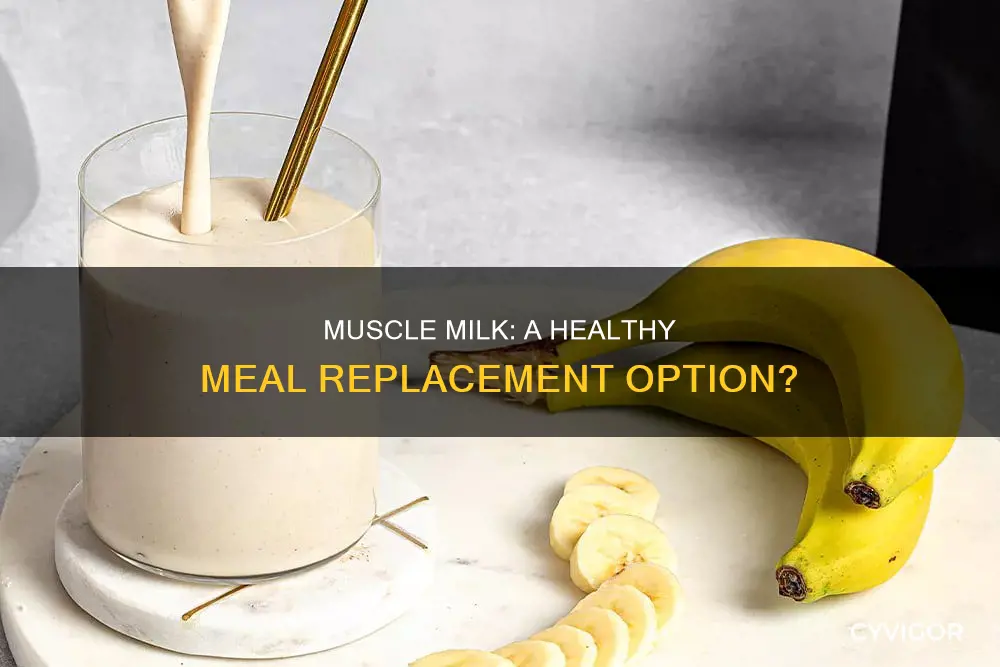 is muscle milk meal replacement