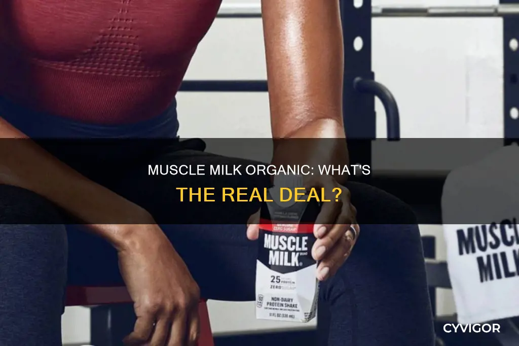 is muscle milk organic