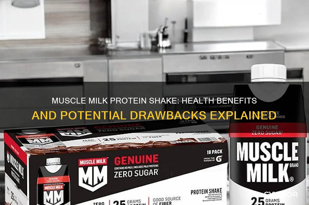 is muscle milk protein nutrition shake good for you