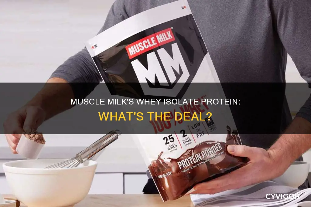 is muscle milk whey isolate