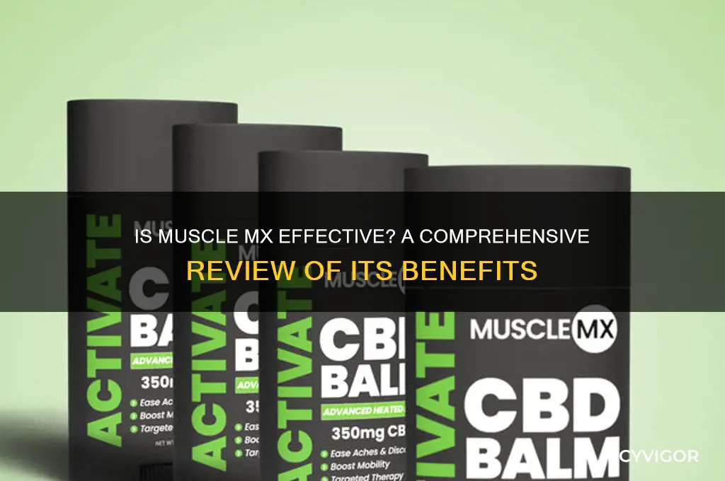 is muscle mx good