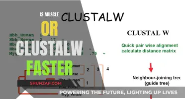 Muscle Versus ClustalW: Which is the Speed King?