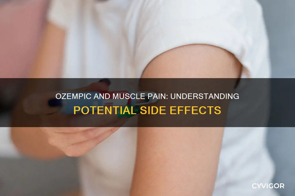 is muscle pain a side effect of ozempic