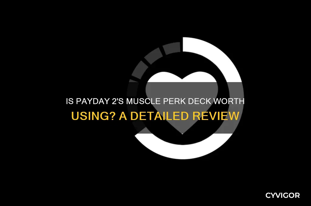 is muscle perk deck in payday 2 good