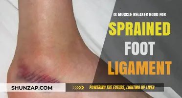 Muscle Relaxers for Sprained Foot Ligament: Effective Treatment or Not?