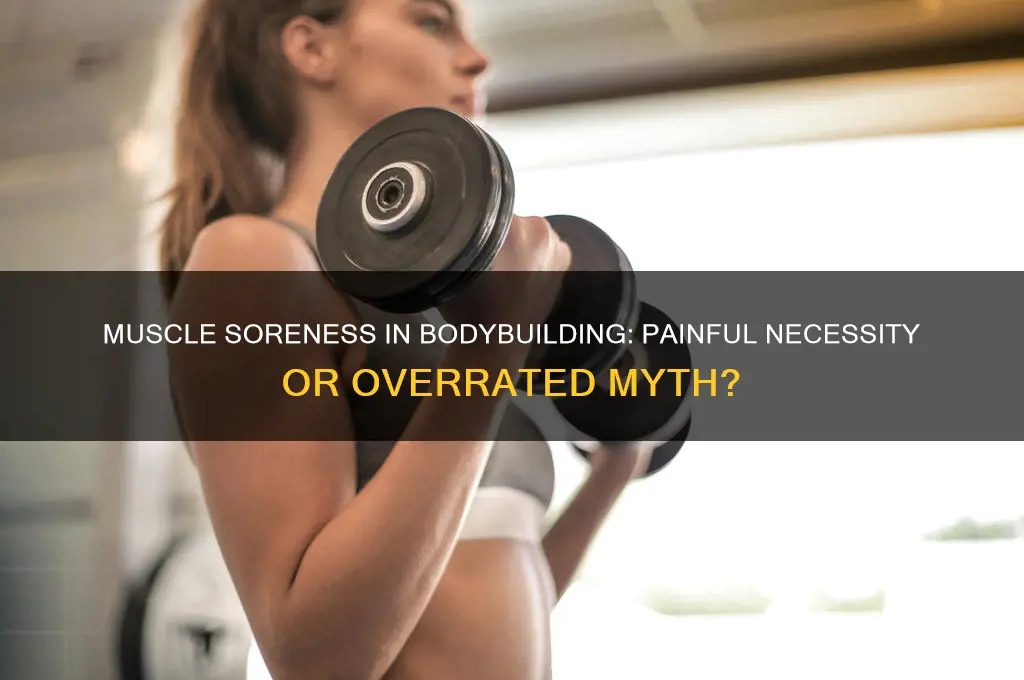 is muscle soreness good bodybuilding