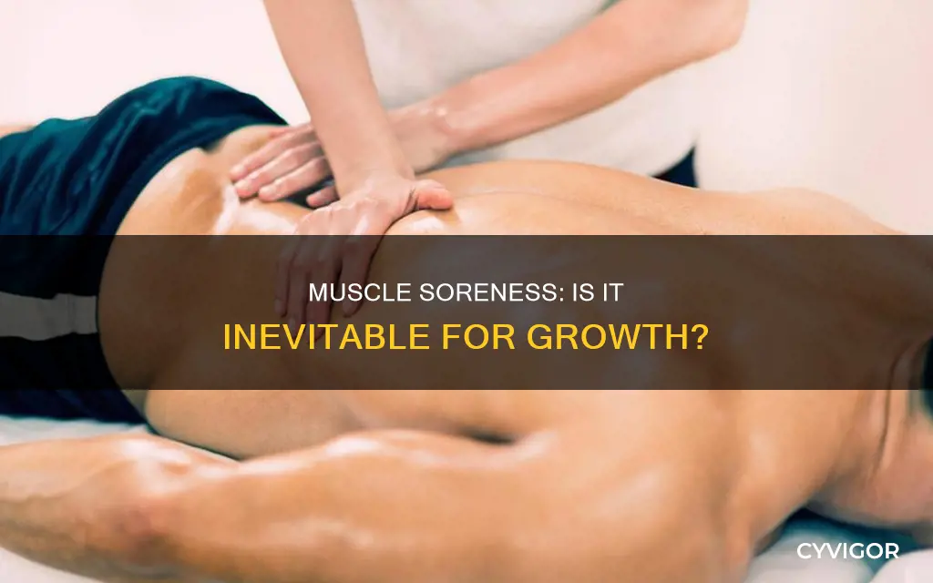 is muscle soreness necessary