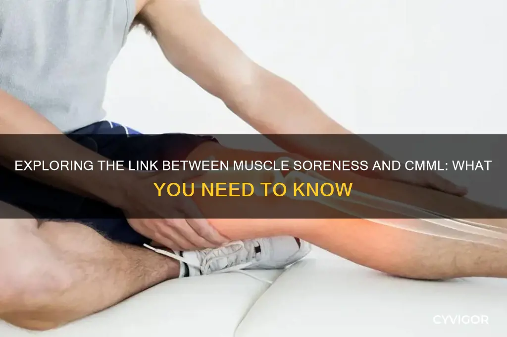 is muscle sorness associated with cmml