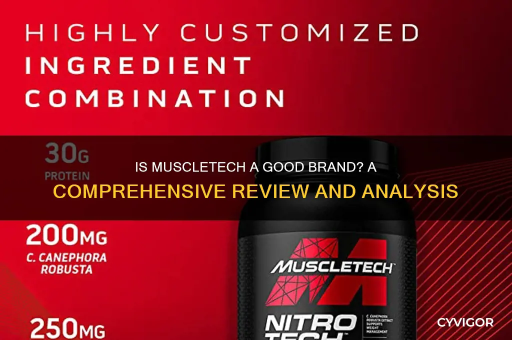 is muscle tech a good brand