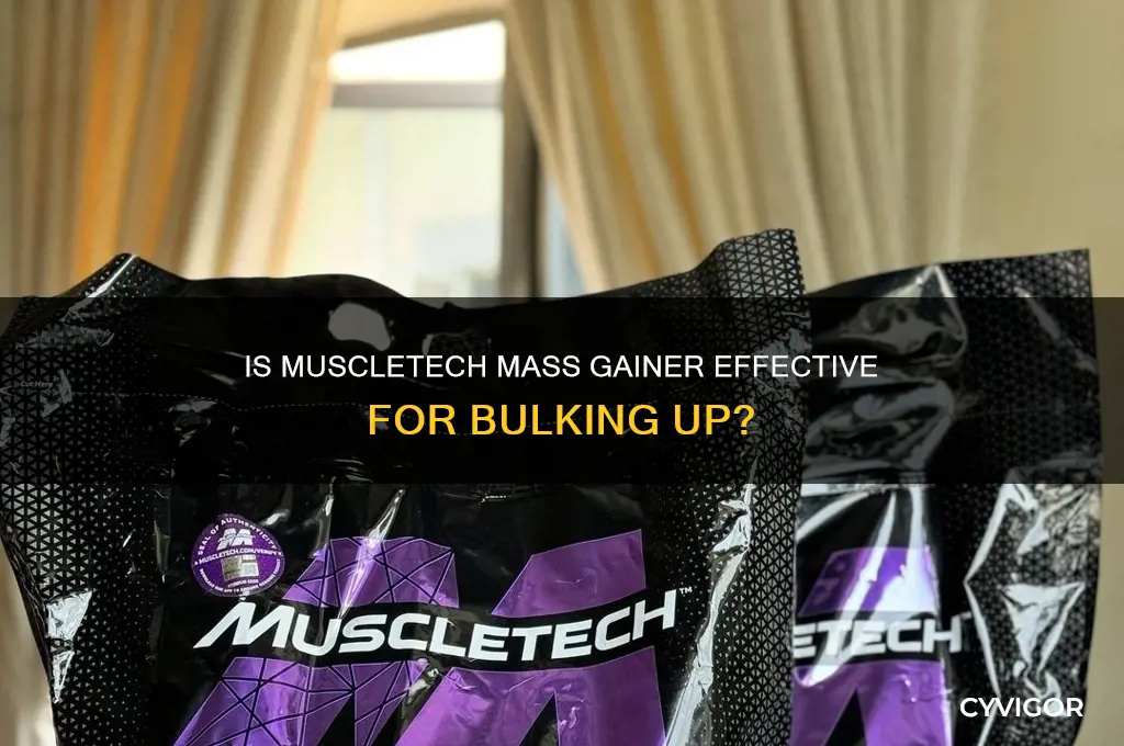 is muscle tech mass gainer good