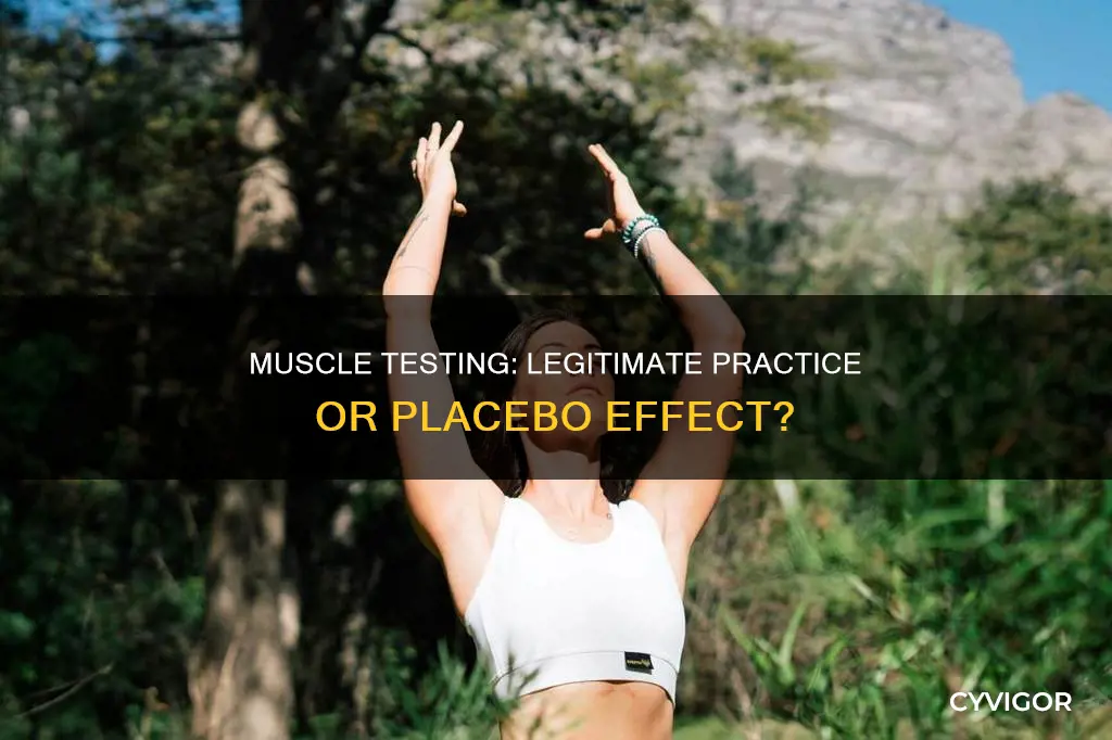 is muscle testing legit