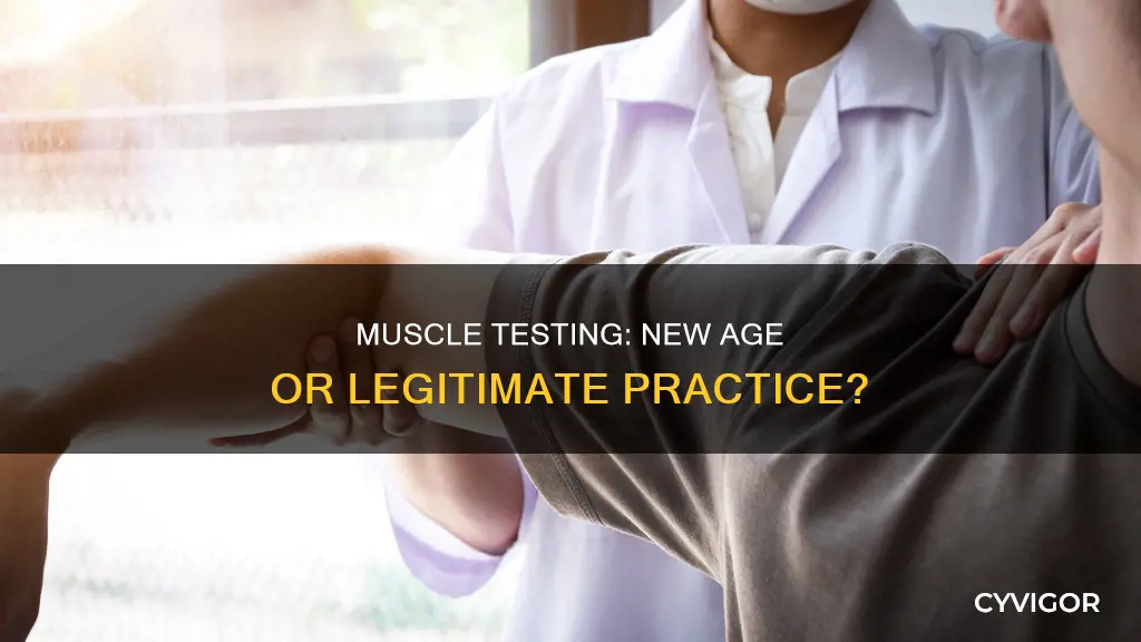 is muscle testing new age