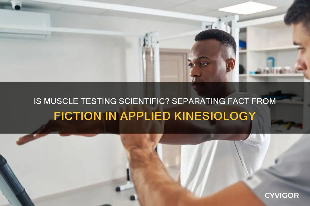 is muscle testing santic work