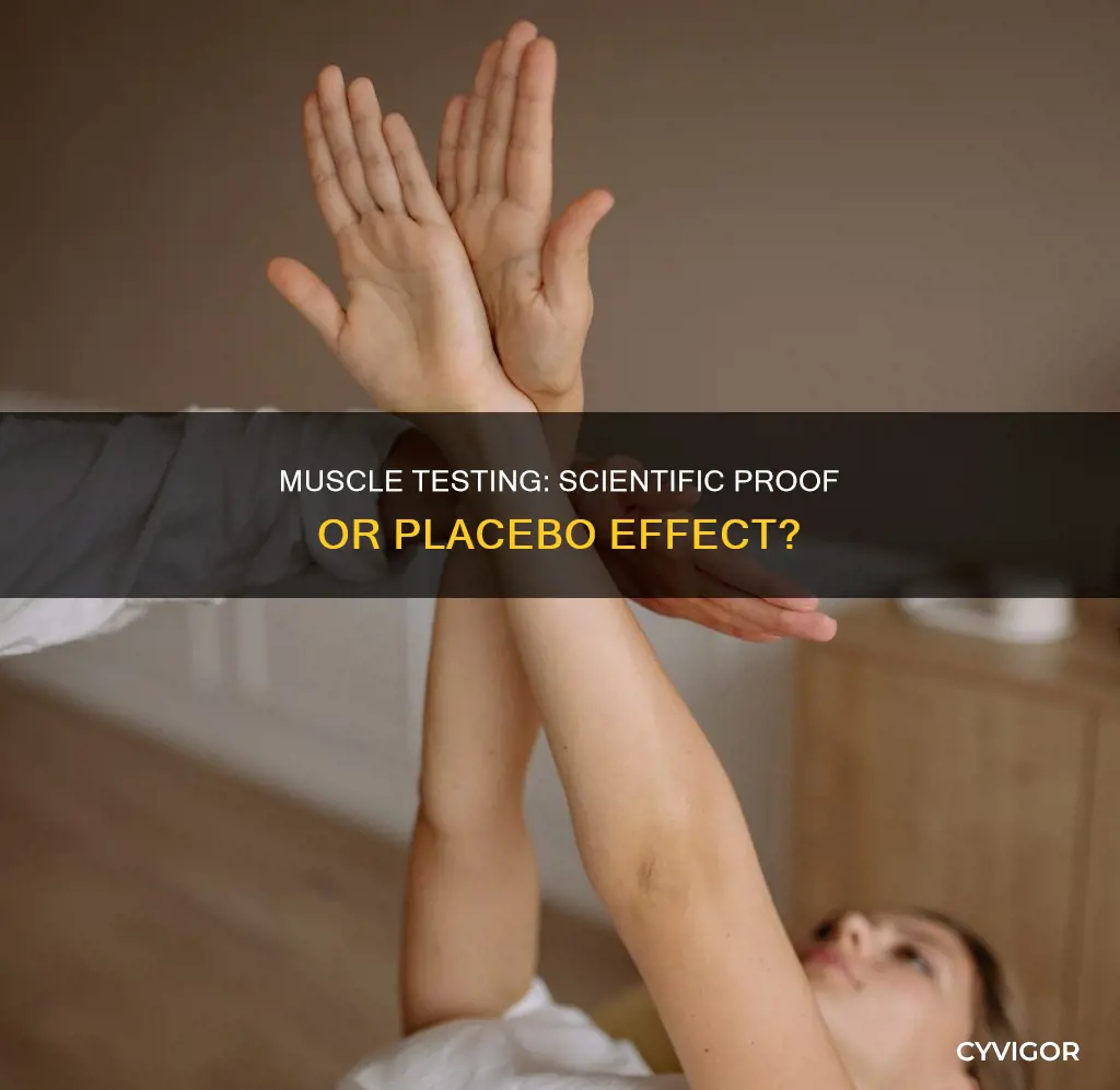 is muscle testing scientifically proven