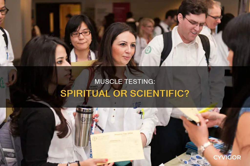 is muscle testing spiritistic