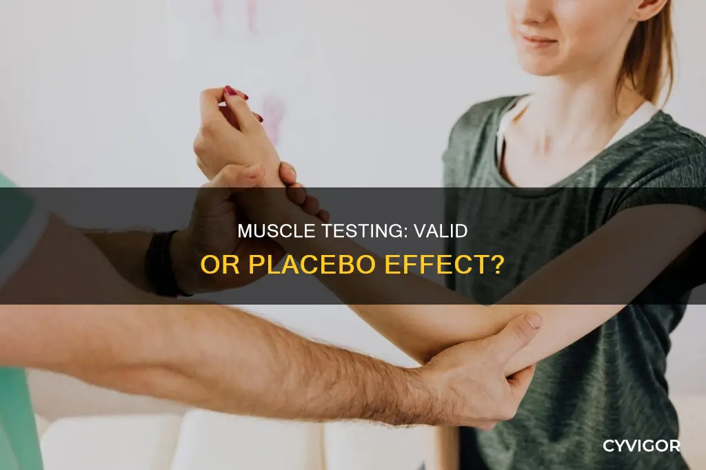 is muscle testing valid