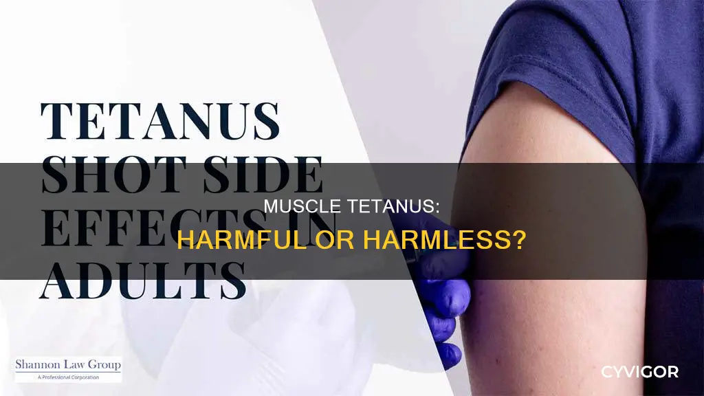 is muscle tetanus bad