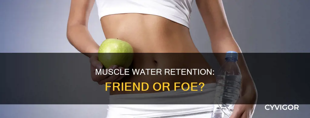 is muscle water retention bad