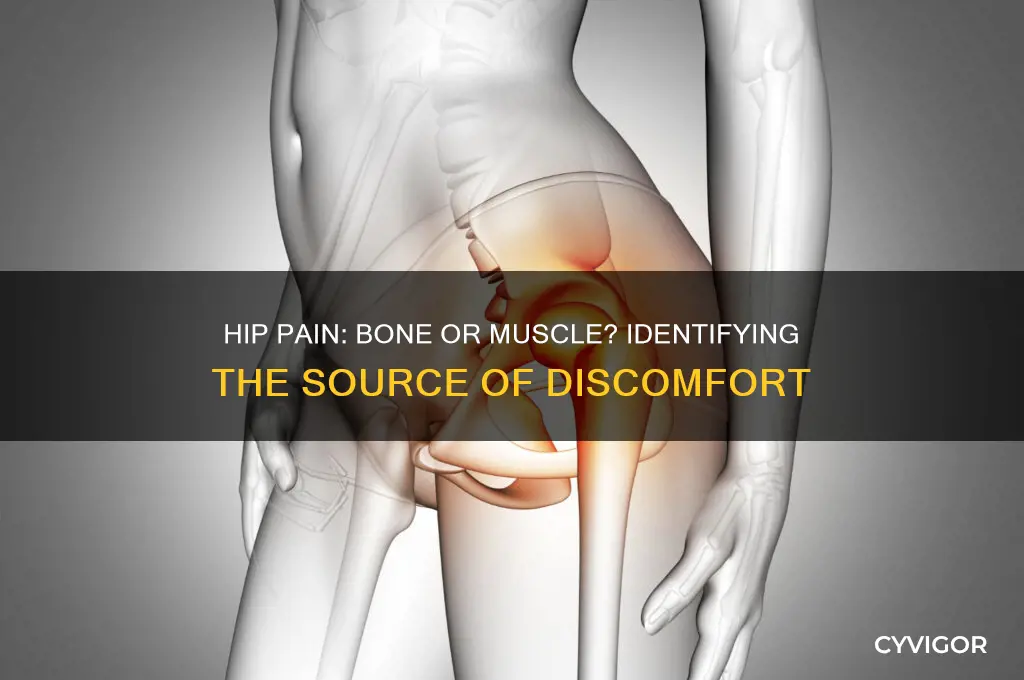 is my hip pain bone or muscle
