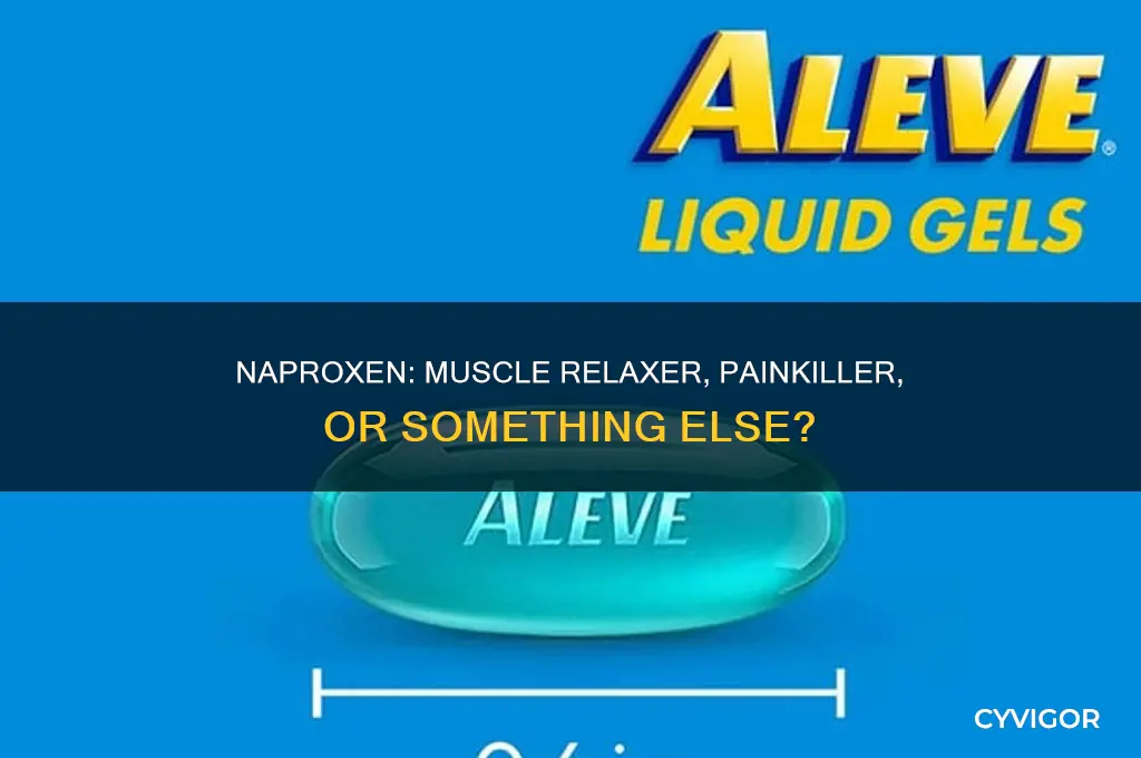 is naproxen a muscle relaxer or painkiller