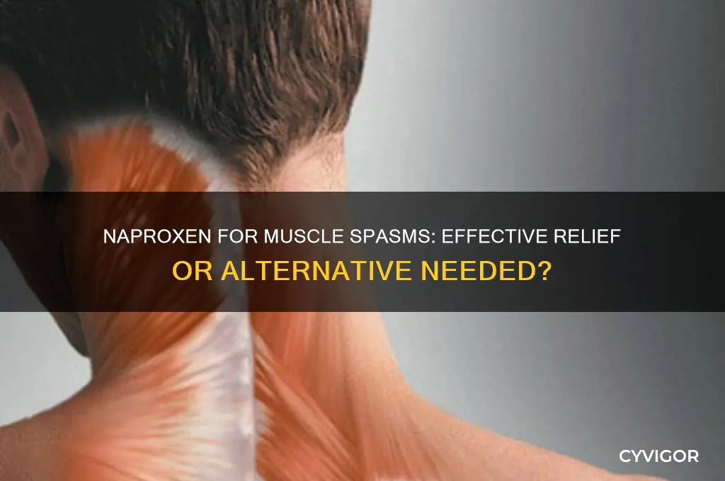 is naproxen good for muscle spasm