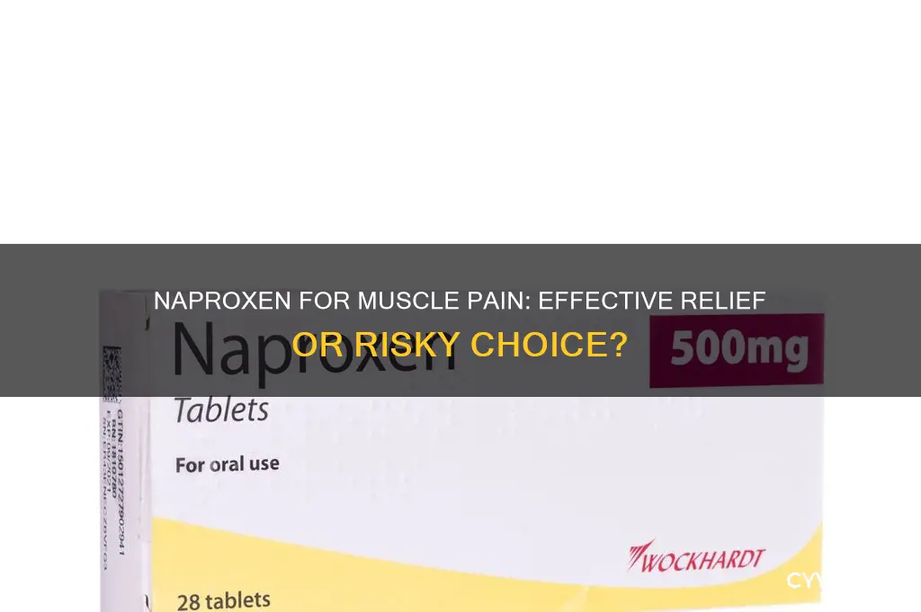 is naproxen good for sore muscles