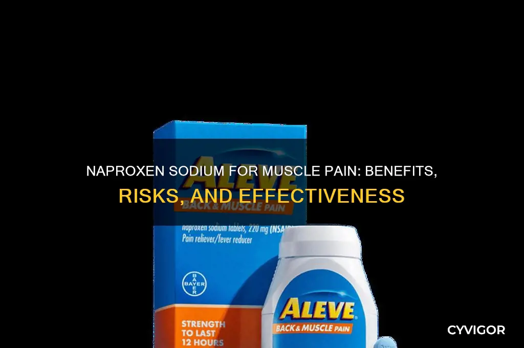 is naproxen sodium good for muscle pain