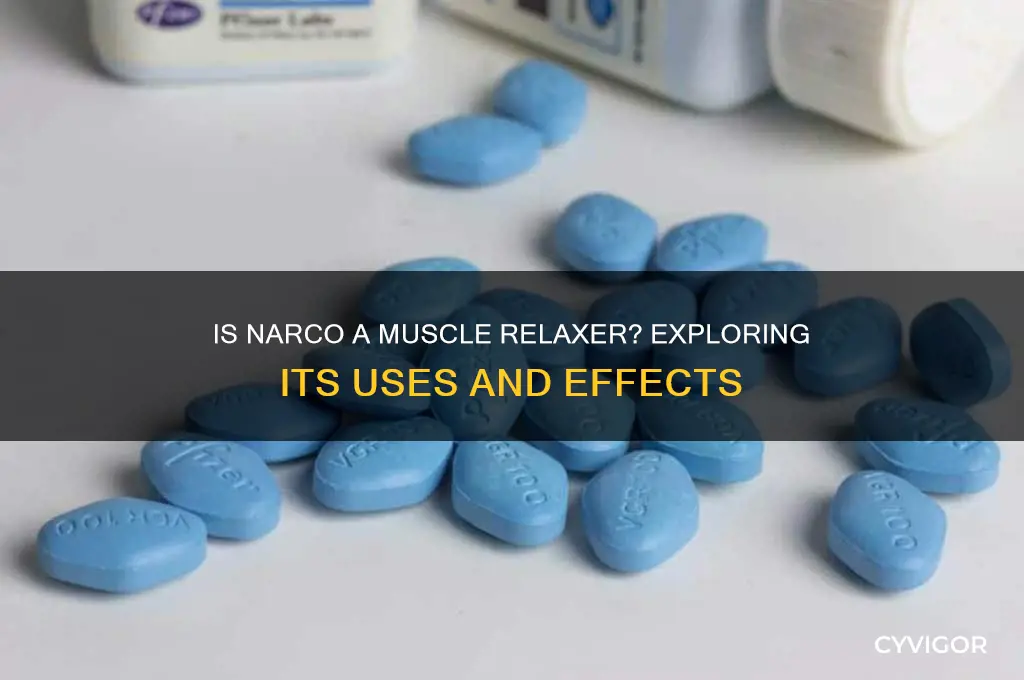 is narco a muscle relaxer