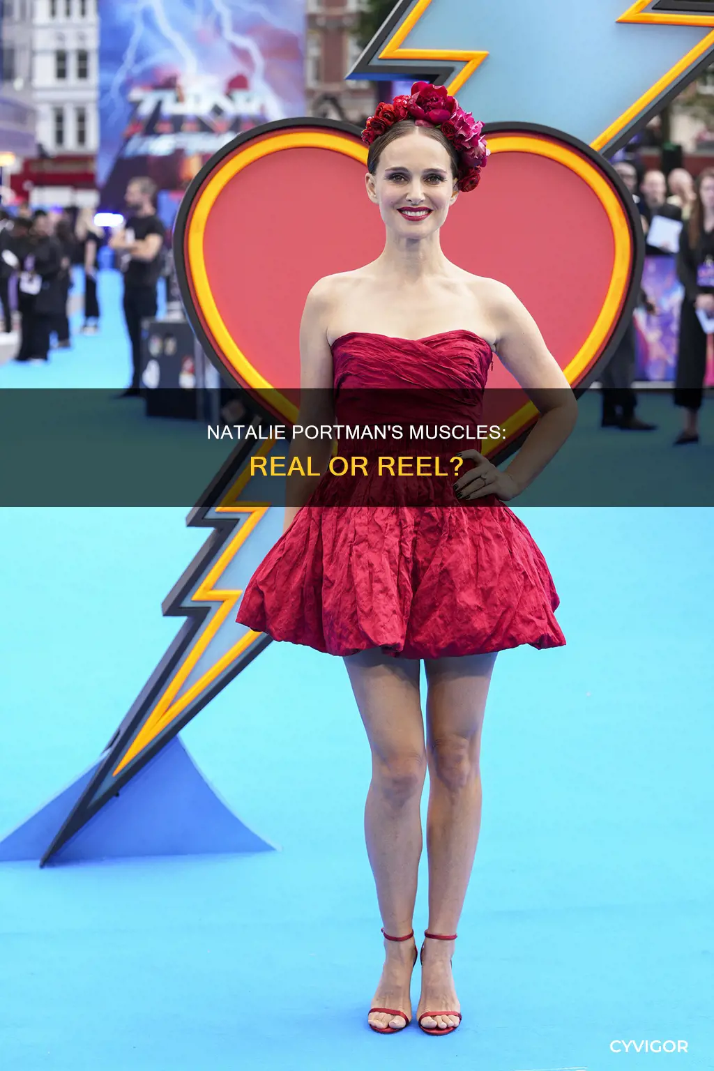 is natalie portman muscles real