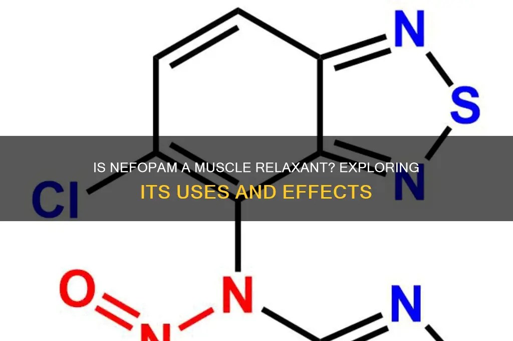 is nefopam a muscle relaxant