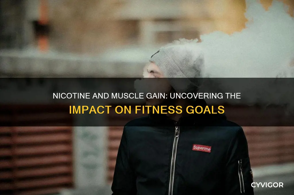 is nicotine bad for muscle gain
