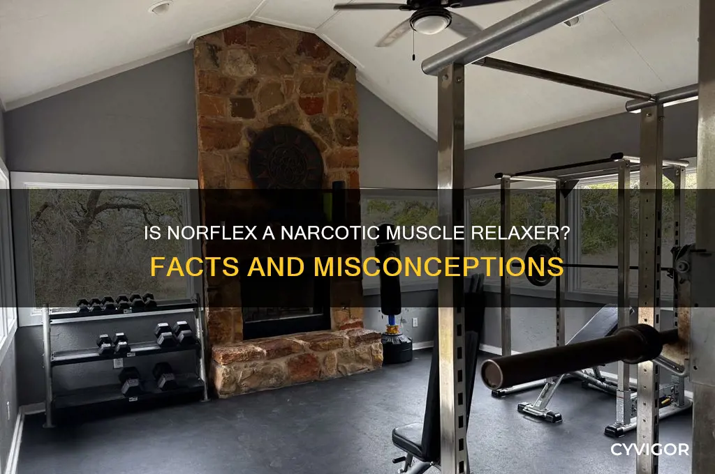 is norflex a narcotic muscle relaxer