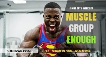 Is Weekly Muscle Group Training Sufficient for Optimal Growth?